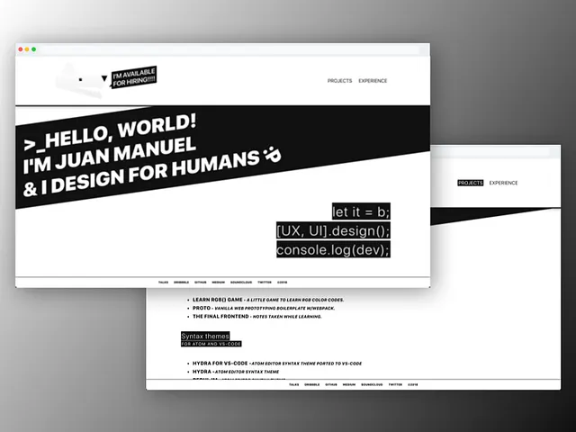 Personal website 2018