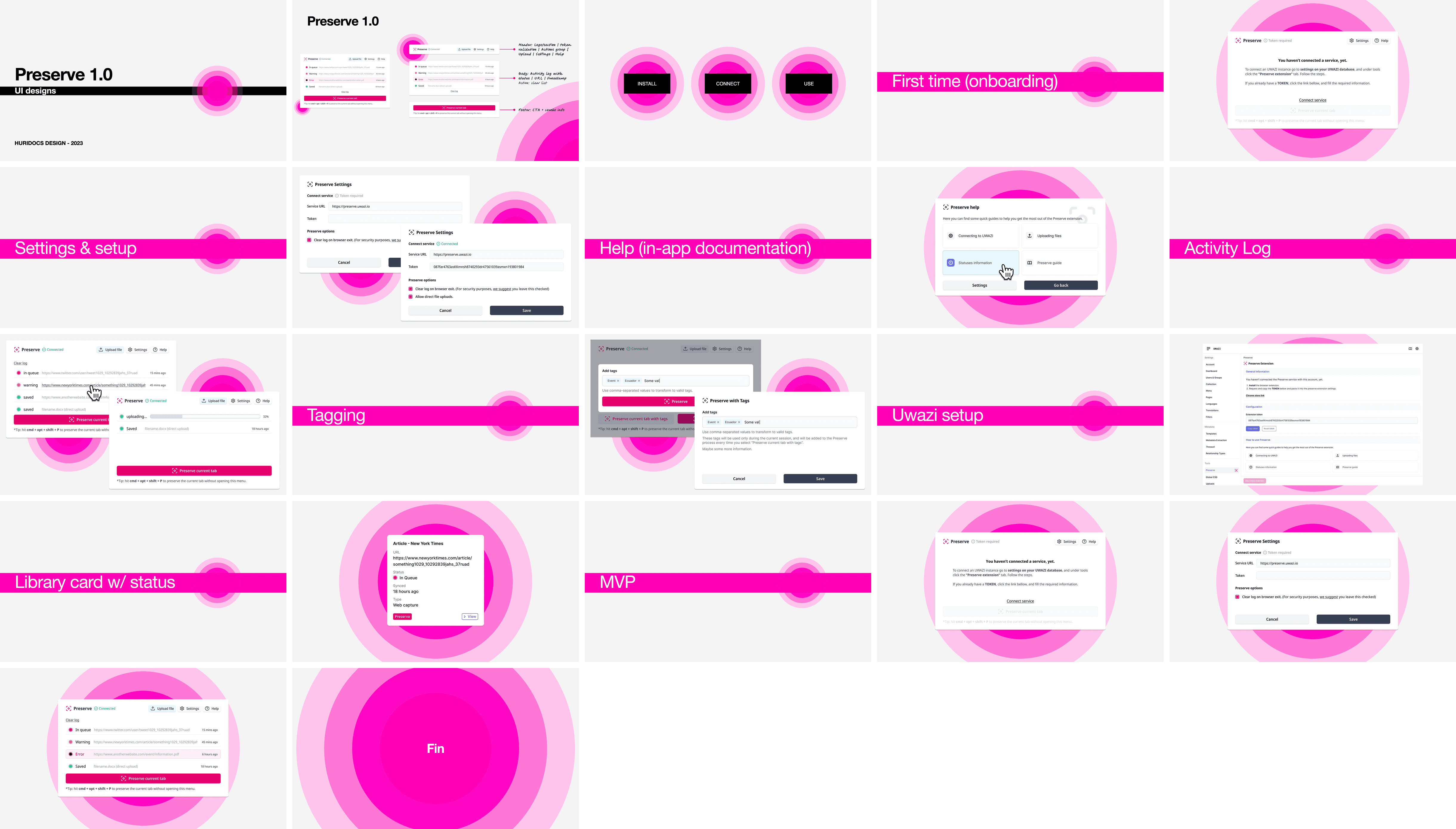 Full presentation of the V1 flow and design, and MVP